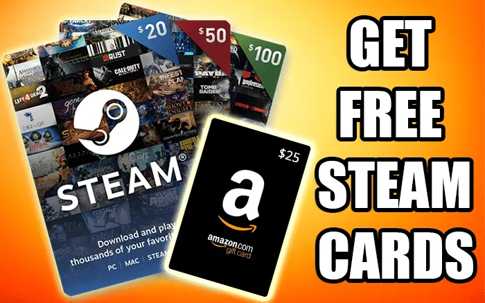 Get Free Steam Cards and Free Steam Money
